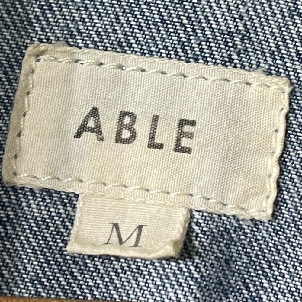 Able | Distressed Jean jacket - Picture 3 of 4